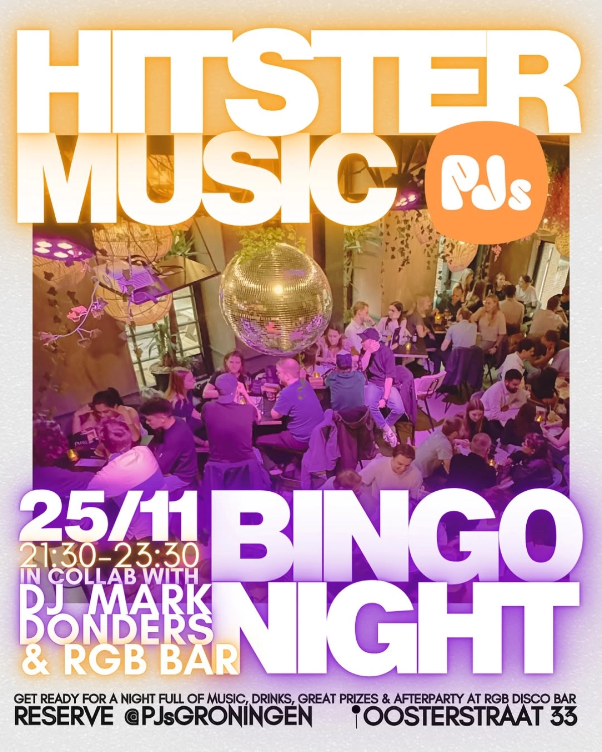 Hitster Music Bingo at PJ's